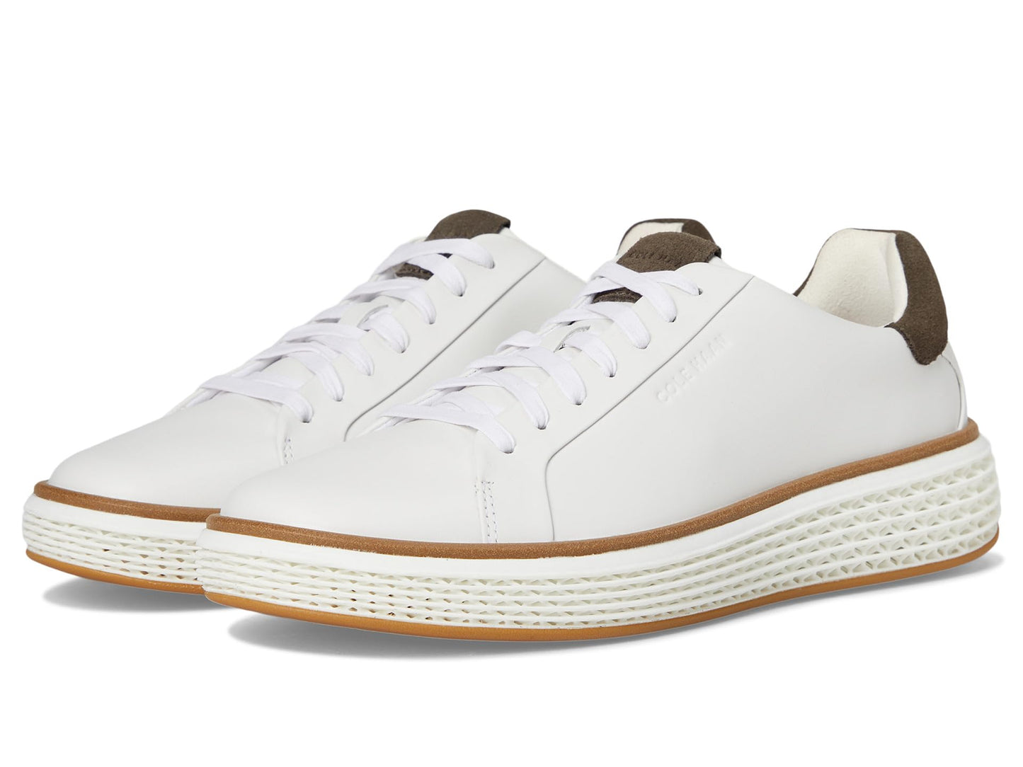 Cole Haan Men's Grandpro Court Skyweave Sneaker, Optic White/Natural, 13-W US