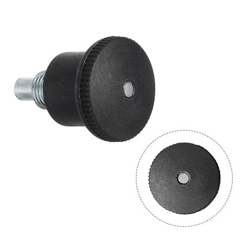 uxcell Pull Pin Spring Knob Replacement Parts, M10 Adjustment Fitness Pull Pin Knob for Home Fitness Exercise Bike, Black 1Pcs