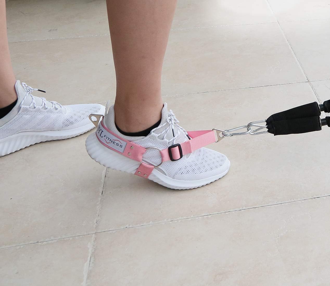 Glute Workout Kickback Strap – Booty Building and Workout Trainer – Home and Gym Leg Resistance Booty Bands for Cable Machines