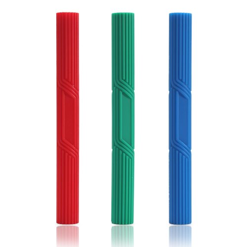 Hshbxd Tennis Elbow Therapy Flexible Bar, Flex Therapy Bar Strengthener, Resistance Bar for Golfers Elbow, Tendonitis, Wrist, Forearms Pain Relief(Dark-red green blue)