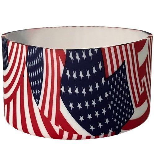 Patriotic Tumbler Boot - Silicone Boots Compatible with Stanley Quencher 20, 30 and 40oz & IceFlow Flip Straw Bottle 20oz 30oz - Tumbler accessories - USA Accessories - Patriotic Decorations