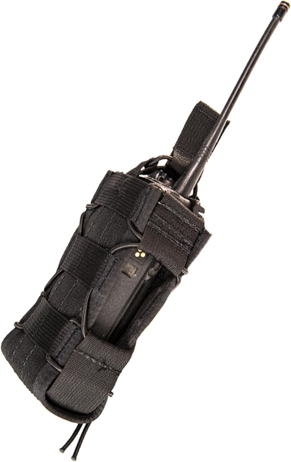 High Speed Gear® - Multi-Access Comm (MAC™) Taco® MOLLE Pouch, Police Gear & Military Gear, MOLLE Radio Pouch, Tactical Pouch for Professionals (Black)