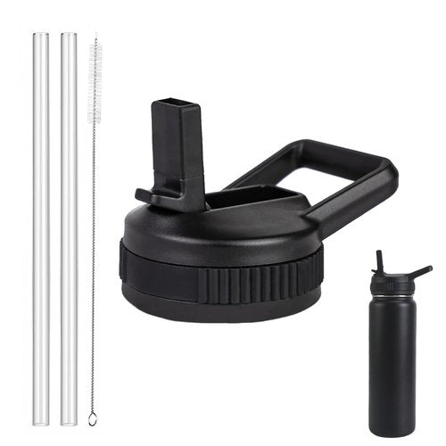 UWSTE Straw Lid Replacement for Thermoflask Nalgene wide mouth bottle, Straw Lid Compatible with Bubba Trailblazer 40oz 32oz 24oz