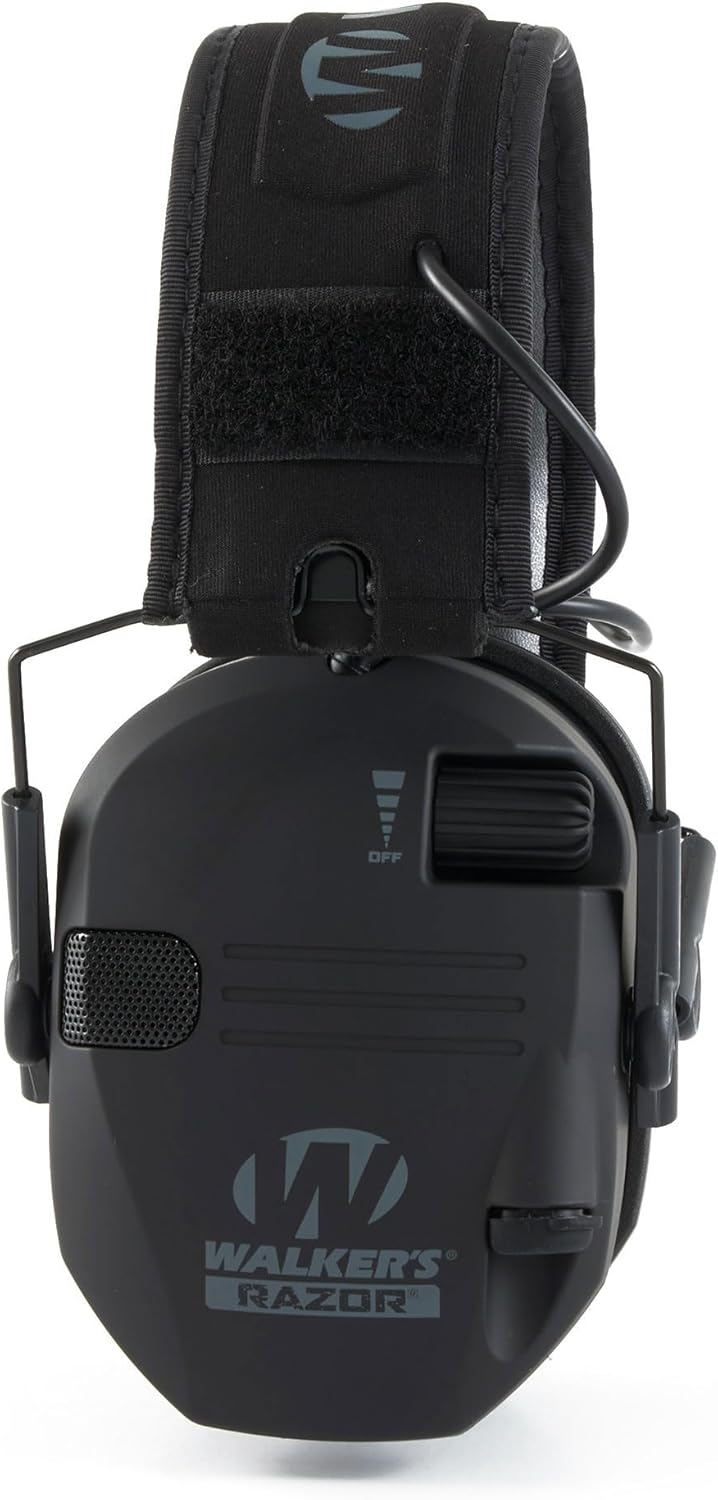 Walker's Razor Slim Shooter Electronic Hunting Folding Hearing Protection Earmuffs