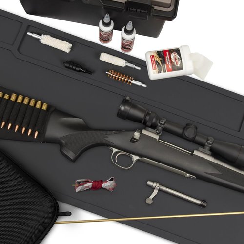 Klola Gun Cleaning Mat, Pistol Maintenance Mat Anti-Slip Thick Rubber Rifle Shotgun Cleaning Mats Pad for All Guns