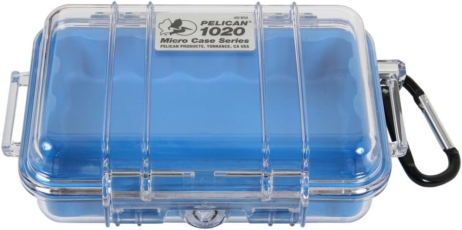 Pelican 1020 Micro Case (Black/Clear)