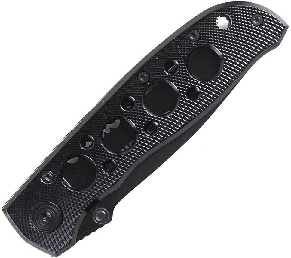 Smith & Wesson CK5TBS 7.4in High Carbon S.S. Folding Knife with a 3.2in Serrated Tanto Blade and Aluminum Handle for Outdoor, Tactical, Survival and EDC