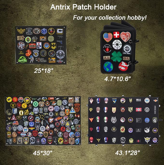 Antrix 6 PCS Tactical Joshua 1:9 Bible Verse 210 Have I NOT COMMANDED You Patch Hook and Loop Fastener Joshua 1:9 Be Strong and Courageous Emblem Badge Patch -4"*2.25"