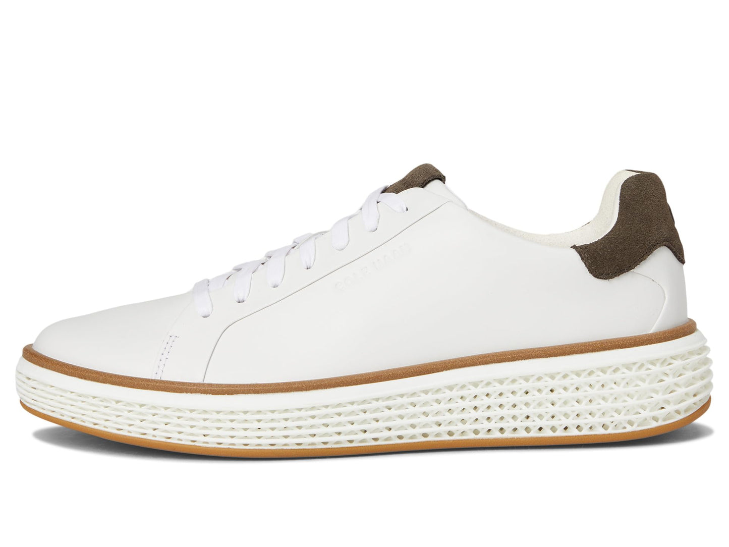 Cole Haan Men's Grandpro Court Skyweave Sneaker, Optic White/Natural, 13-W US