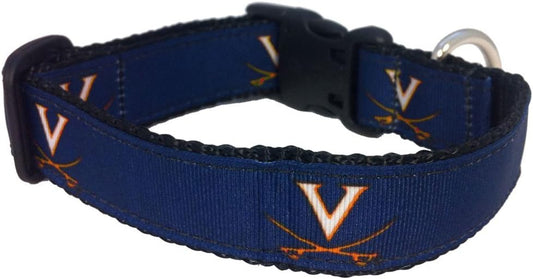 NCAA Virginia Cavaliers Dog Collar (Team Color, Large)