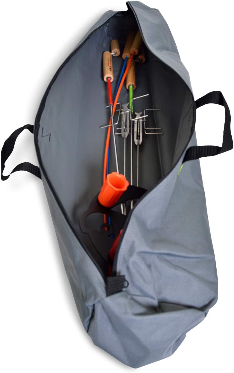 Fishing Pole Campfire Roasters Bundle Packs Campfire Roasting Sticks Outdoor Firepit Tools