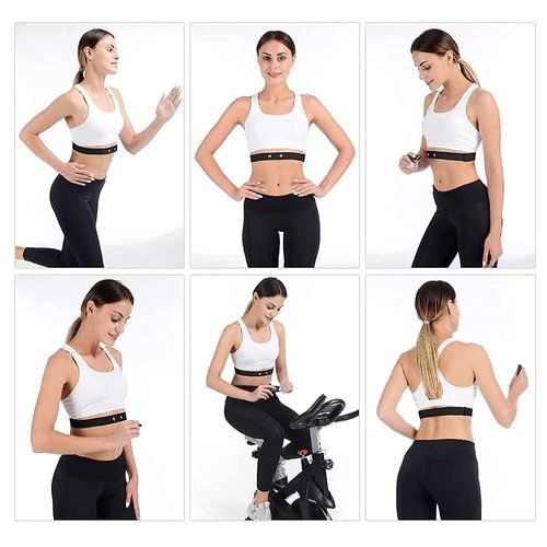 Rich Green Valley Heart Rate Monitor Chest Strap Replacement Belt Compatible with Polar H10 H9 H7 H1, Wahoo Tickr, Garmin HRM (2-Pack)