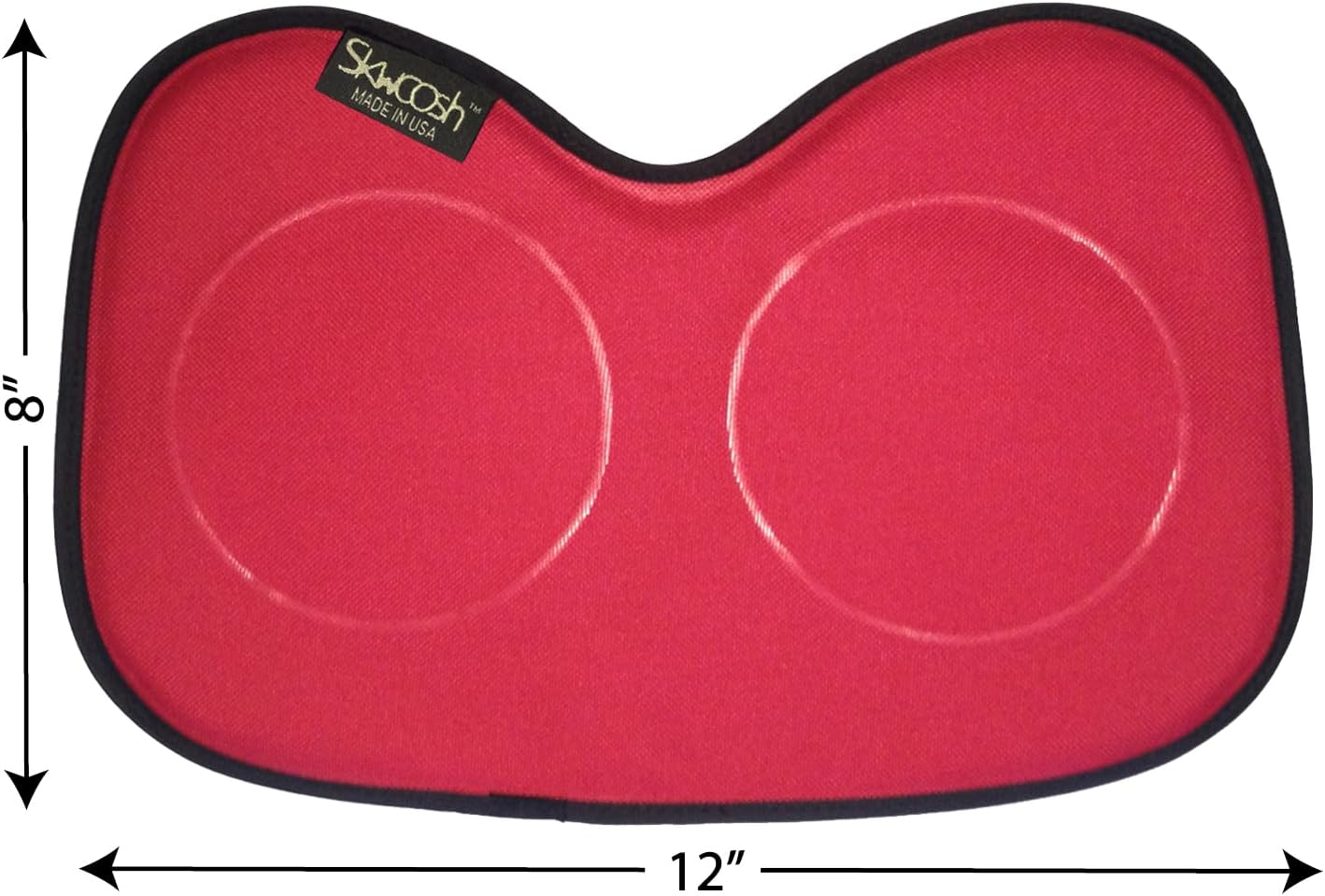 Skwoosh Row Pad Seat Cushion for Masters, Students, Scullers, Dragonboat, Outriggers, Accessories | Fits Concept2 | Gel Pressure Sitz Bone Comfort Relief | Made in USA (Royal Blue)