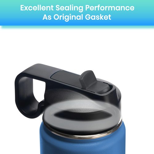 BOSORIO 4 Pack Gaskets Compatible with ThermoFlask 16oz 24oz 32oz 40oz Water Bottle with Straw Lid, Replacement O Ring Rubber Seals Part（Not for Spout Lid and Chug Lid）