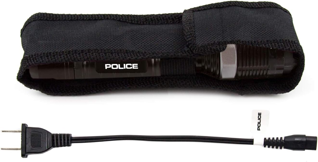 POLICE Stun Gun 8800 - Max Volt Rechargeable with LED Tactical Flashlight