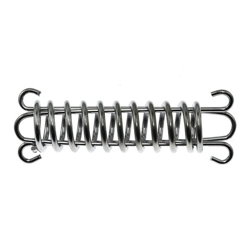 Maxmoral 12PCS Tent Mounting Strap Buckle Spring Windline Buckle Hiking Buckle Steel Awning Mounting Strap Buckle Hammock Chair Chrome Spring Strong Wind Outdoor Camping Buckle Hammock Buckle