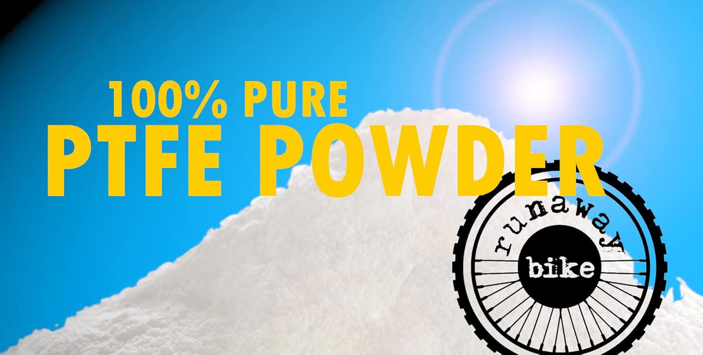 Teflon PTFE Powder with Applicator Brush - 1.5 oz Bottle for Smooth Coating