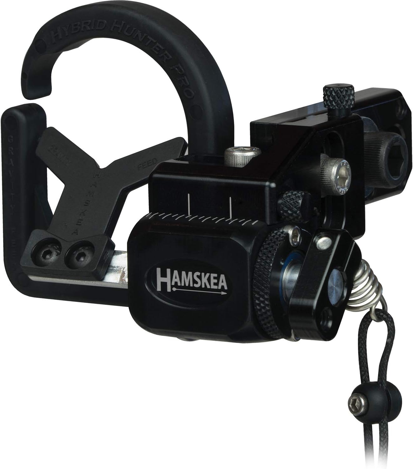 HAMSKEA ARCHERY SOLUTIONS Hybrid Hunter Pro Micro Tune/Drop Away Recurve Compound Arrow Rest for Bowhunting