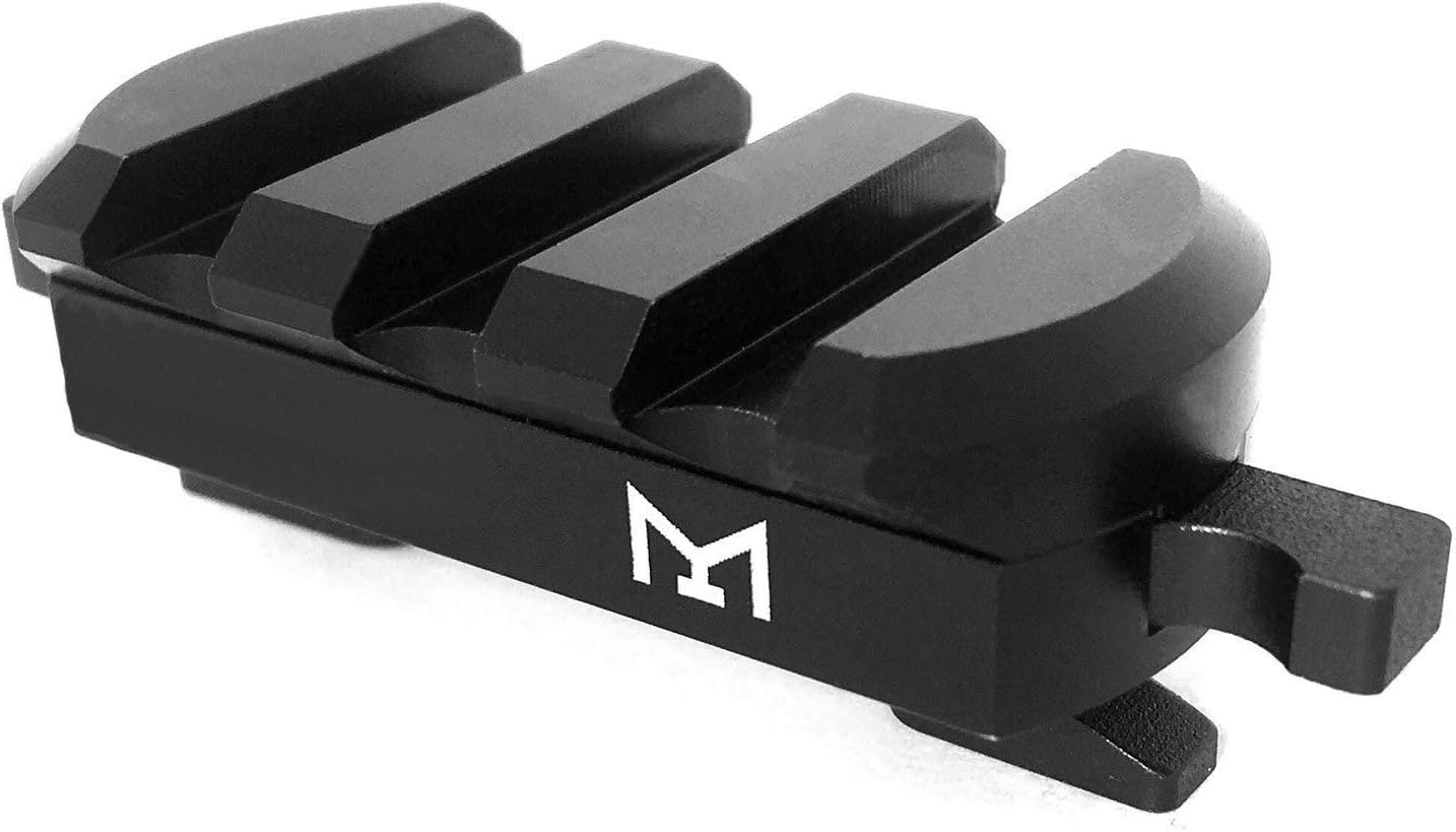 Modular Lock style 3 Rail Picatinny Quick Release Detach Tool-Free Adapter for Airsoft Rifle.