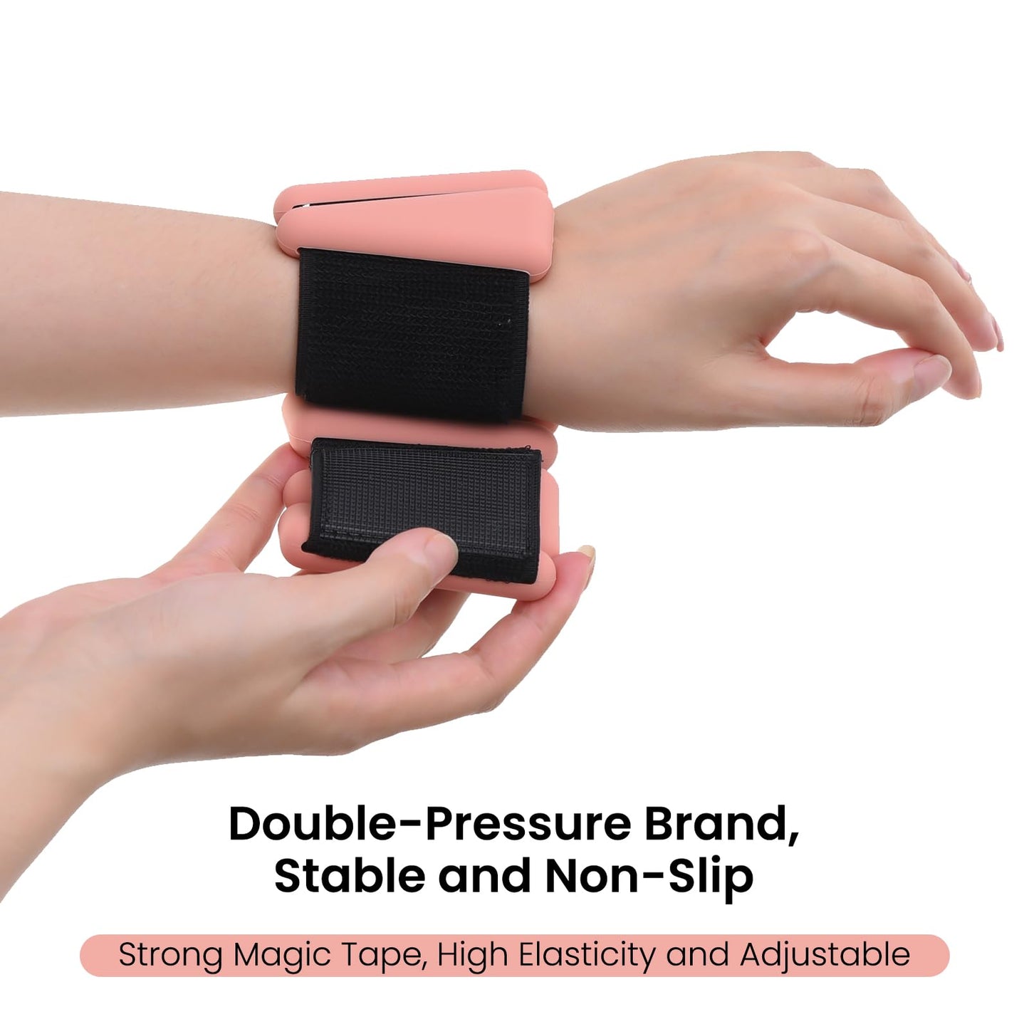 Adjustable Wearable Wrist Weights for Women and Man - Ankle Weights, Set of 2 (1lb Each) for Enhanced Training | Perfect for Yoga, Dance, Barre, Pilates, Cardio, Aerobics, and Walking