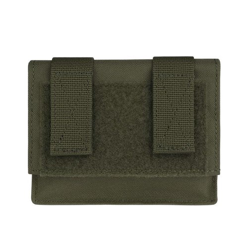 KRYDEX Tactical Helmet Counterweight Pouch with Elastic Flashlight Chemlight Battery Holder for OPS Fast BJ PJ MH Type Helmets (Ranger Green)