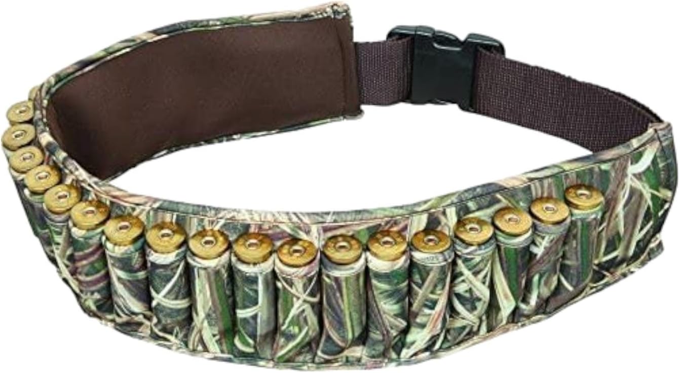 Allen Waterfowl Camo Shotgun Shell Belt, Holds 25 Shells