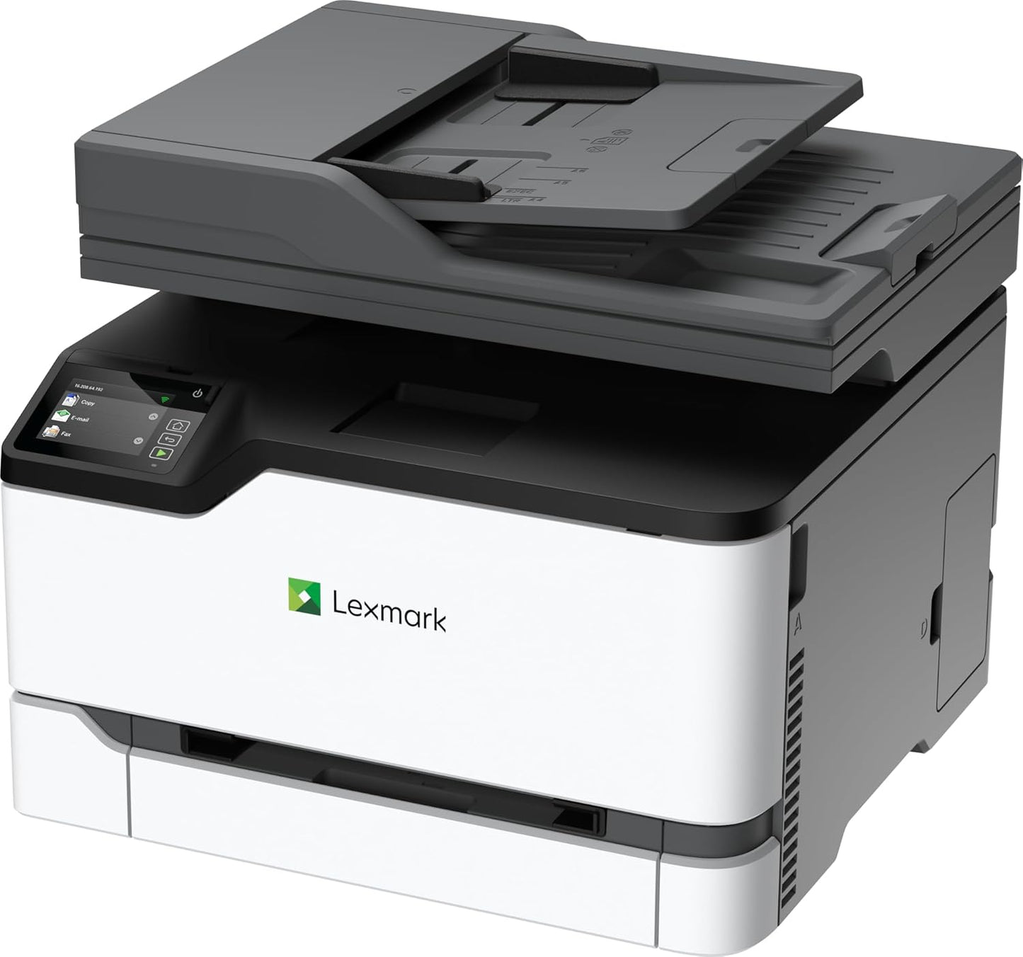 Lexmark CX331adwe Color All-in-One Laser Printer with Touchscreen, Office Scanner Copier Laser, Mobile Ready, Auto Duplex Printing & Analog Fax, Wireless, White, 26 ppm Mono/Color, 600 dpi (40N9070)