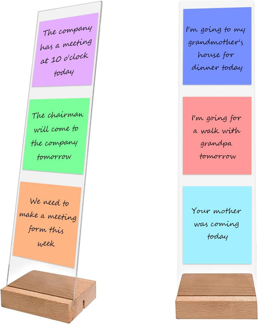 Monitor Memo Board with Removable Design – Portable Sticky Note Holder for Computer Monitors, Monitor Sticky Note Board Office Desk Accessories, No Screen Damage, Fits Any Laptop and Desktop