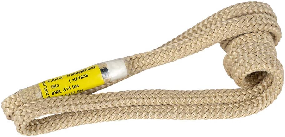Sterling Rope 6.8mm Hollow Block Loop