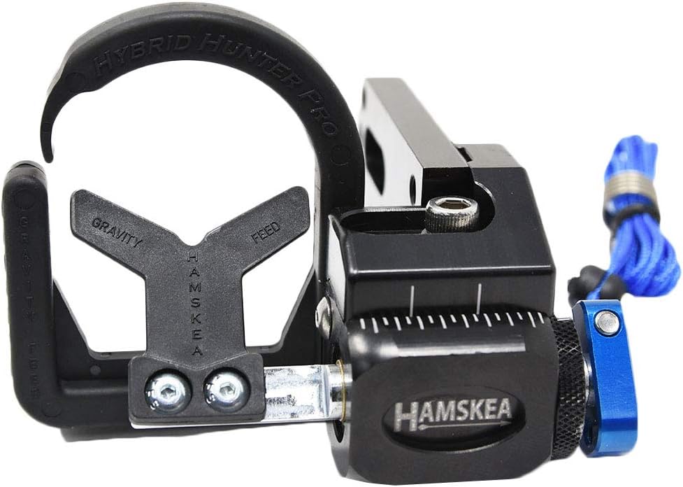 HAMSKEA ARCHERY SOLUTIONS Hybrid Hunter Pro Micro Tune/Drop Away Recurve Compound Arrow Rest for Bowhunting