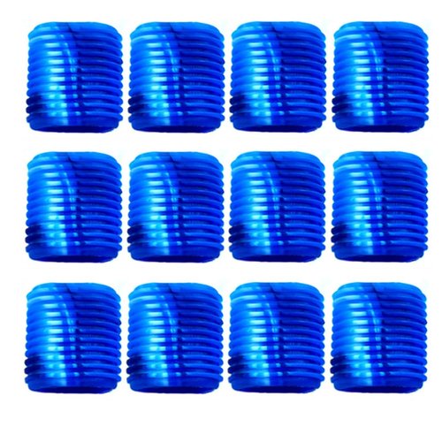 QLXHBOT 12PCS Rubber Fishing Reel Handle Grip Sleeve Non-Slip Baitcaster Knob Covers for Casting or Spinning Reel (Blue)
