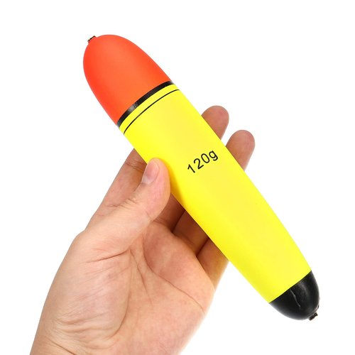 PATIKIL 4.2oz Fishing Slip Bobbers, 4 Pack EVA Fishing Float for Sea Fishing Freshwater, Yellow