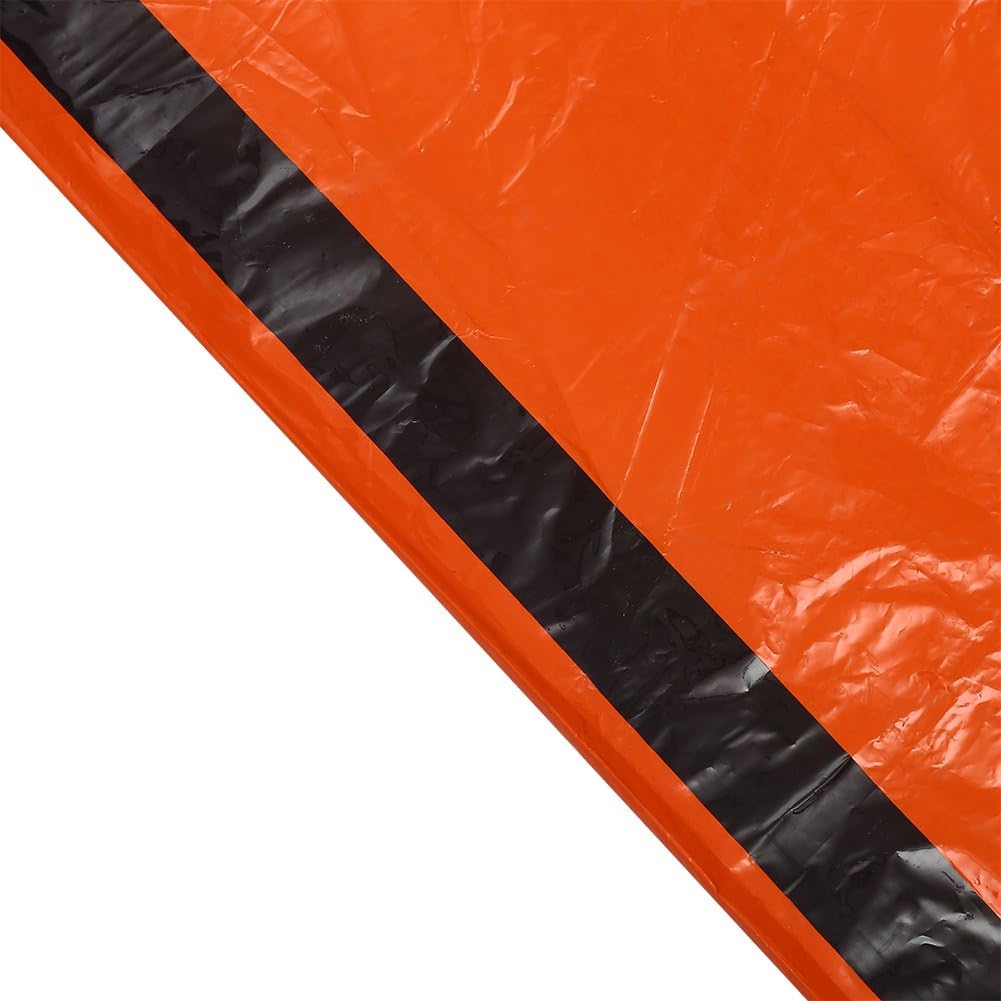 TOPINCN Emergency Thermal Blankets Thermal Shelter Foldable Military Survival Tent Gear Equipment for Earthquake Preparedness Kit Outdoors First Aid Kit