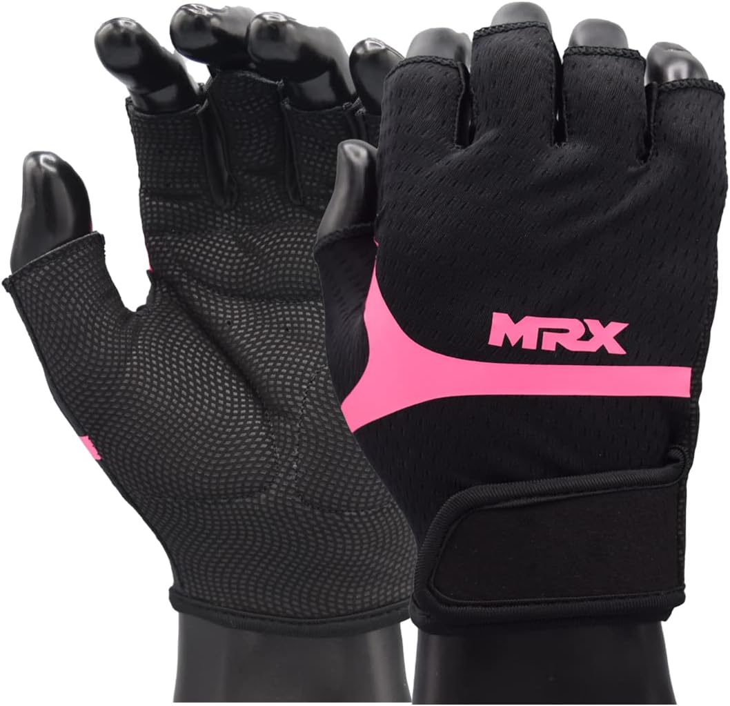 Women's Weight Lifting Gloves - Anti-Slip Padded Fitness Gloves for CrossFit & Training