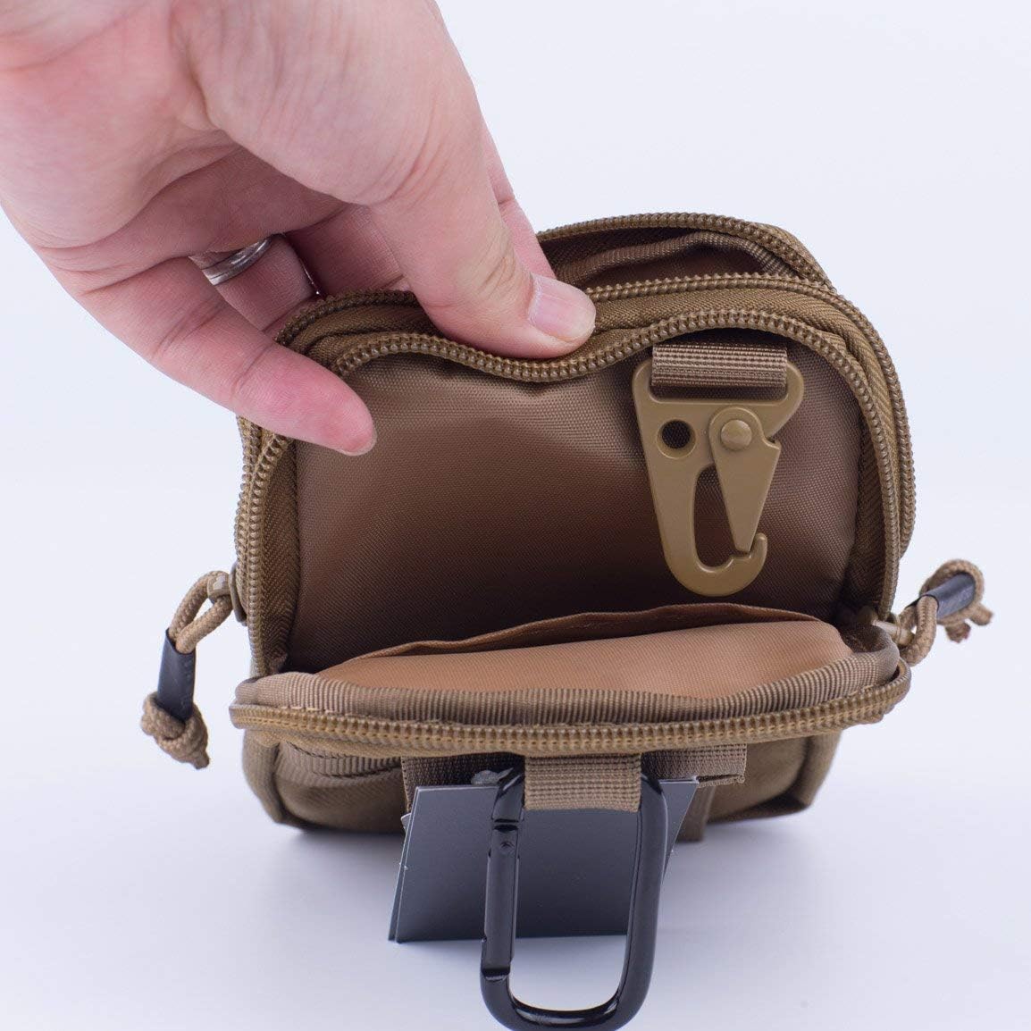 Tactical Molle EDC Pouch - Utility Gadget Belt Waist Bag with Cell Phone Holder