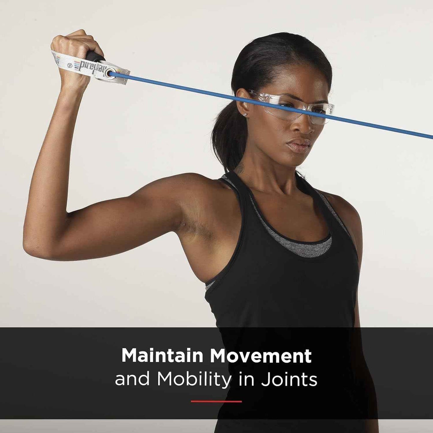 Extra Heavy THERABAND Resistance Tubes - 48 Inch Latex Elastic for Exercise & Rehab