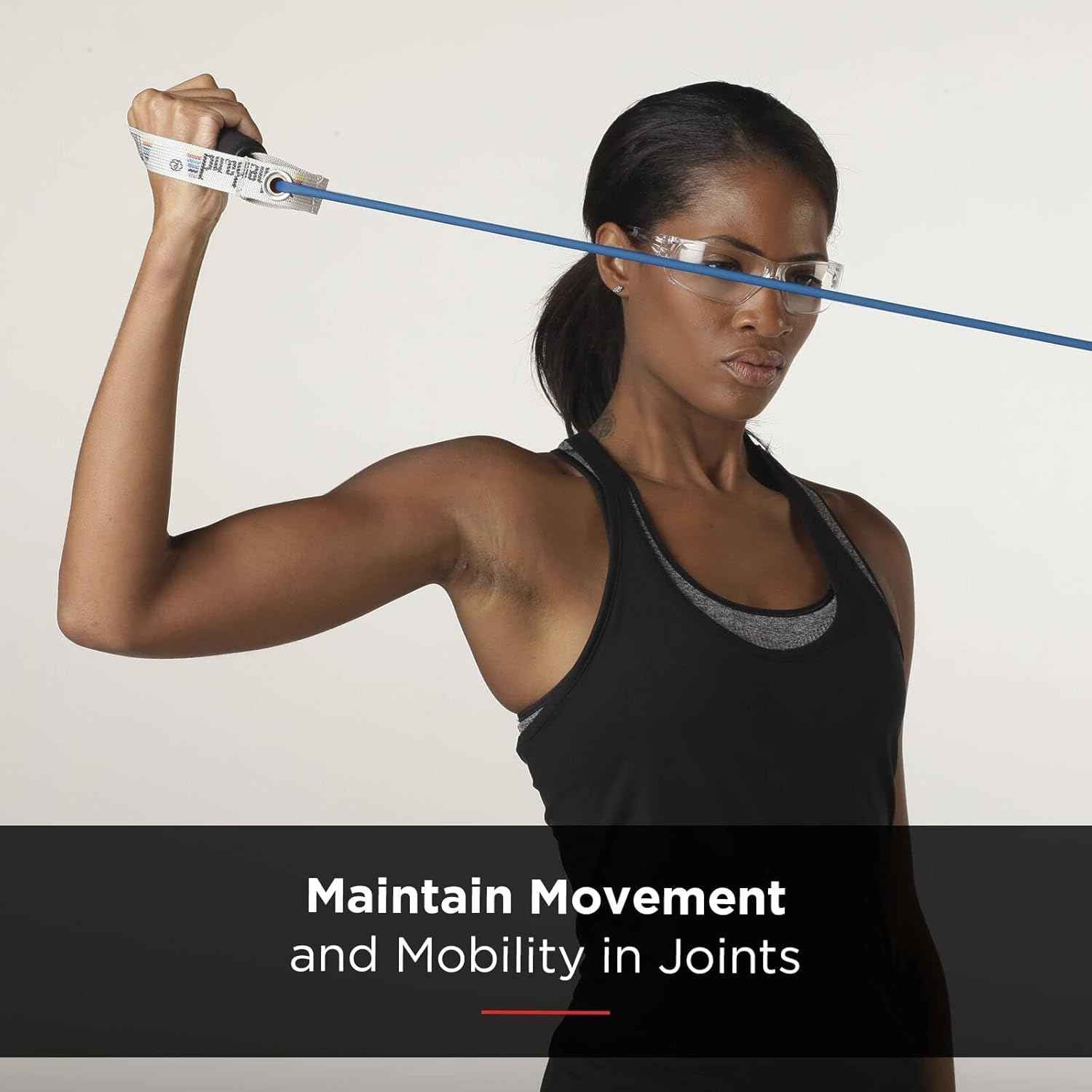 Extra Heavy THERABAND Resistance Tubes - 48 Inch Latex Elastic for Exercise & Rehab