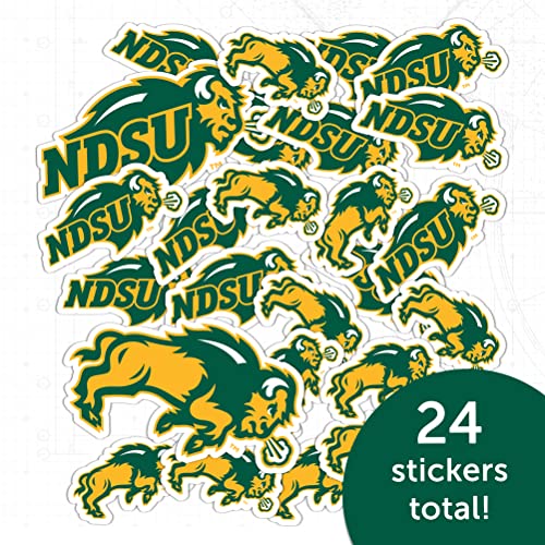 North Dakota State University Bison Sticker Decal - 8.5 x 11 Inches - Outdoor Vinyl