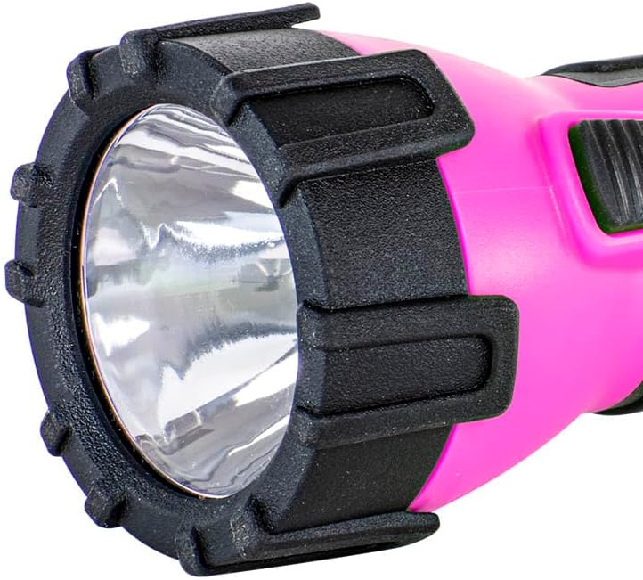 Dorcy 55 Lumen Floating Water Resistant LED Flashlight with Carabineer Clip, Pink ( 41-2509)