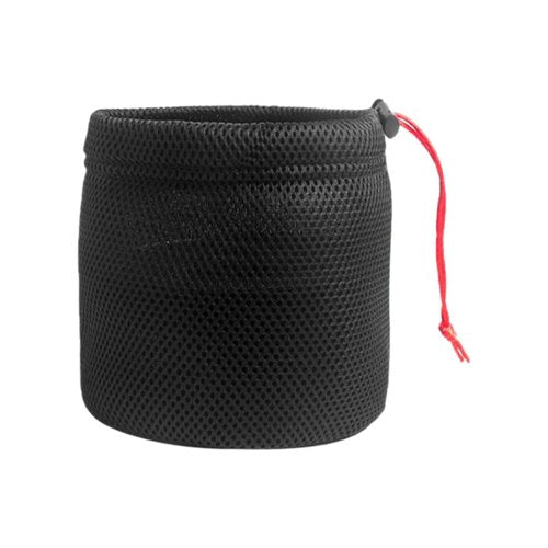 Camping Pot Bag Kitchen Cutlery Organizer Drawstring Anti Collision Protection Outdoor Camping Cookware Bag for BBQ Fishing, 16cmx20cm