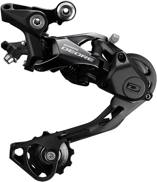 Shimano Deore RD-M6000-GS Rear Derailleur - 10 Speed, Medium Cage, Black