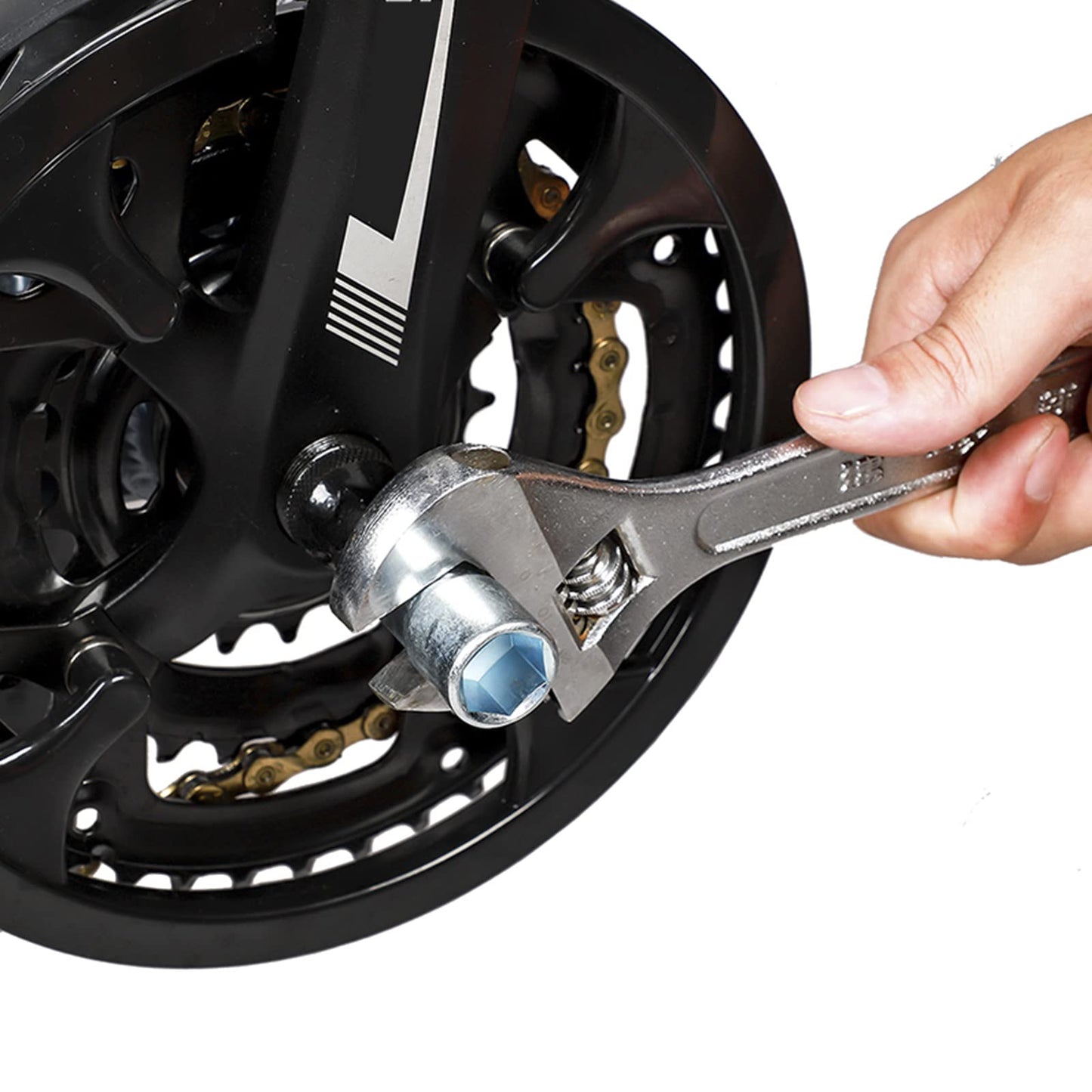 6pcs Bike Repair Tool Kit Multi-Function Mountain Bicycle Bike Repair Tool Kits 3-in-1 Cassette Remover/Wrench Crank Puller/Extractor Chain Breaker/Spoke Wrench/Freewheel Remover/Bottom Bracket