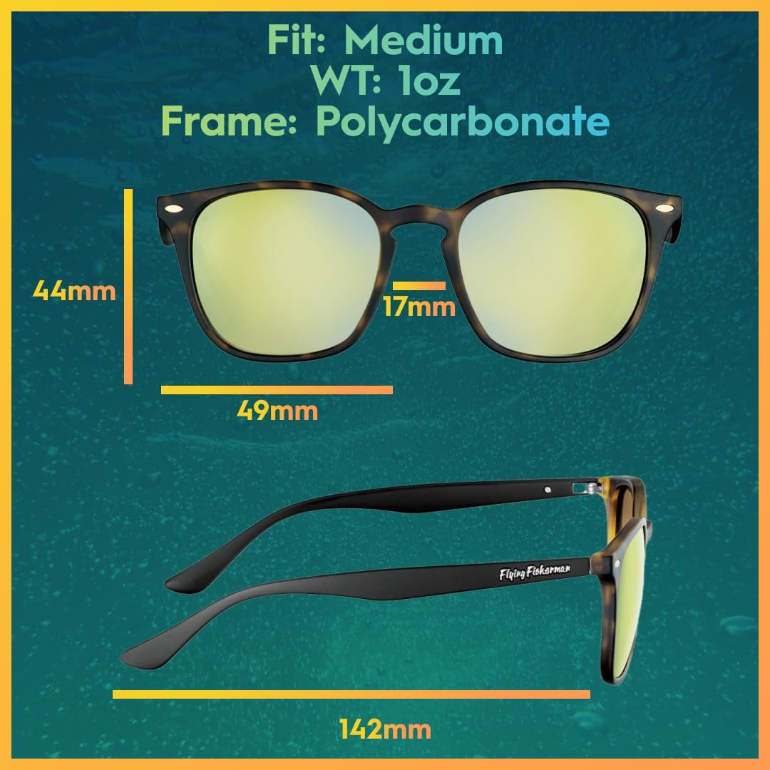 Flying Fisherman Muriel Polarized Sunglasses with AcuTint UV Blocker for Fishing and Outdoor Sports