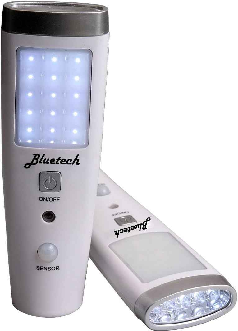 Avalon LED Flashlight Night Light - Portable Emergency Light with Motion Detection, 3 Pack