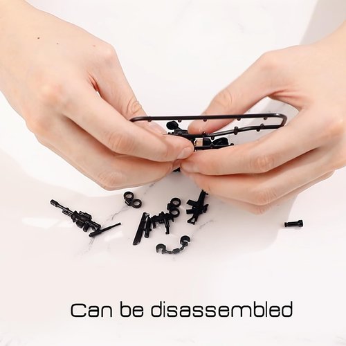 PARAELVES Mini Weapon Accessories, Minifigure Accessories for Military Enthusiast, Various Mini Guns, Helmets for All Age, DIY Police Keychain