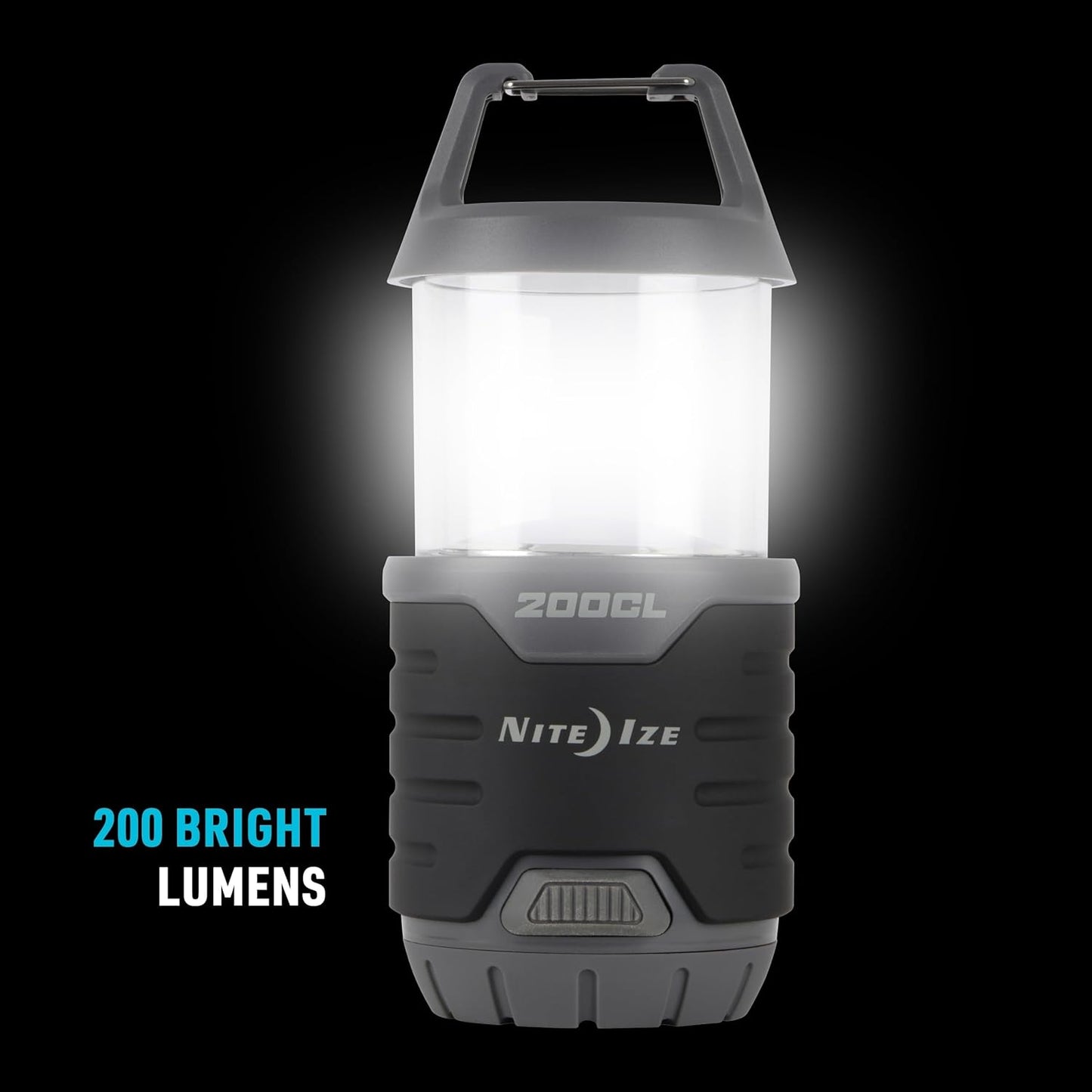 Nite Ize Radiant 400 Lantern, Radiant 400 Lumen Lantern for Camping Or Emergency Preparedness, Black