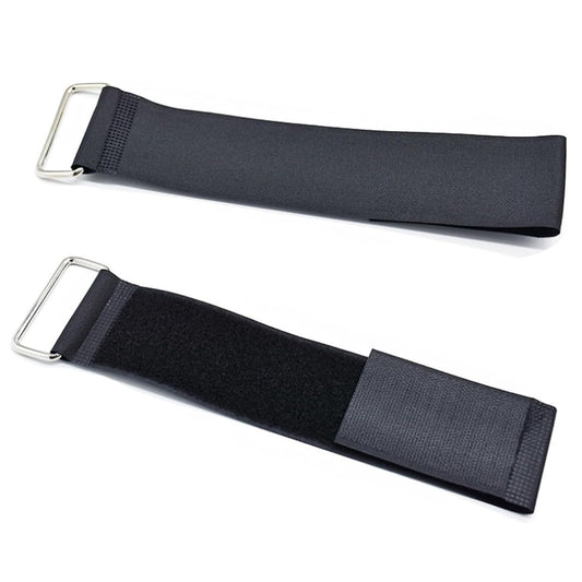 Adjustable Universal Elliptical Machine Pedals Straps, Easy to Install Trainer Straps for Home Office Sports, Black