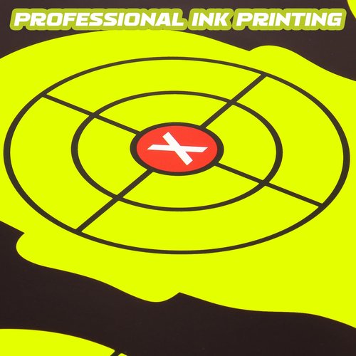 Highwild Shooting Range Silhouette Paper Target - 17X25 Inches (50 Pack, Multi Color)