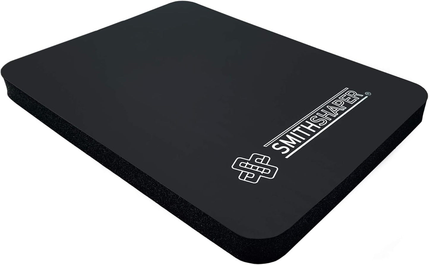 SmithShaper® SUPER PAD Thick Exercise Knee Mat (25.4mm) Cushions Knees and Elbows During Ab Rollouts (ab rolls), Knee Pushups and Planks Workouts/Yoga | Durable, Soft Nitrile Rubber | Resists Odors