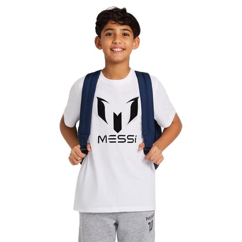 Messi Men's Lifestyle Backpack, Bookbag with Pockets & Adjustable Straps, Blue, One Size